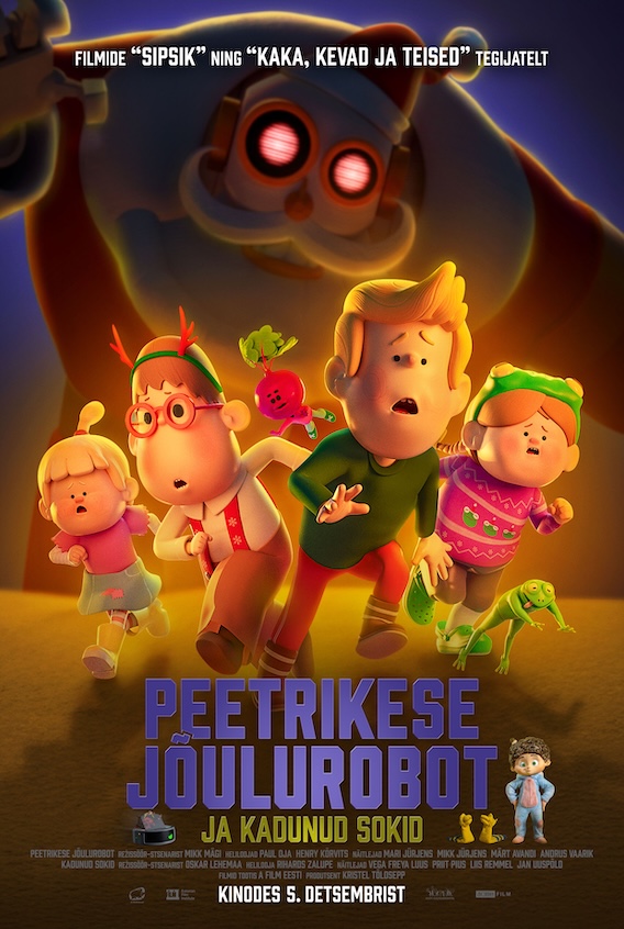 Kas tehisaru saab laste soovidest aru? Detsembris linastub kinodes uus Eesti pühadeanimatsioon “Peetrikese jõulurobot”