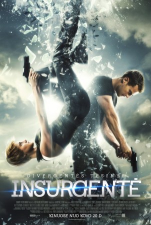 Veiksmo prisotintame „Divergentės“ tęsinyje „Insurgentė“ Shailene Woodley ir Ka...