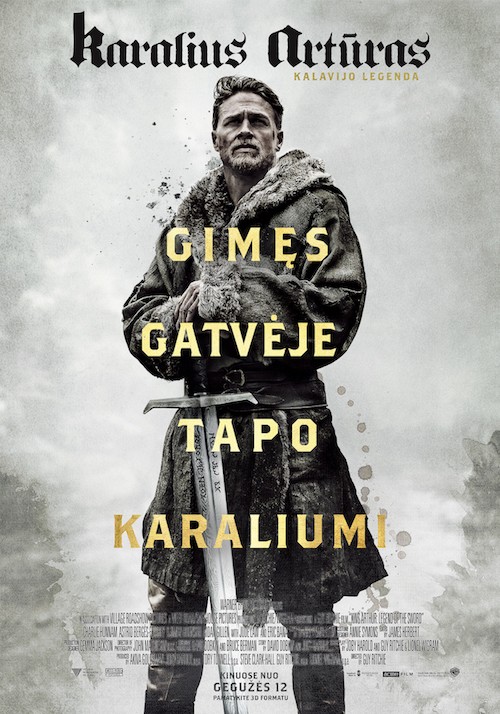 Kitokį karalių Artūrą G. Ritchie filme suvaidinęs Ch. Hunnamas: dabar šio vaidmens mielai atsisakyčiau