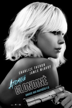 Filmo „Atominė blondinė“ kovų scenos Ch. Theron baigėsi ant operacinio stalo...